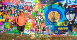 El Muro de John Lennon. Praga.