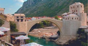 El Puente Viejo de Mostar. Bosnia y Hercegovina.