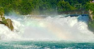 El Salto del Rin. Rheinffall, Schaffhausen. Suiza.