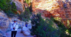 El Sendero South Kaibab Trail, Gran Cañón del Colorado. Arizona, Estados Unidos.