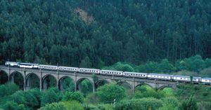 El Transcantábrico. Ferrocarril de lujo del Norte de España.