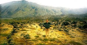 El Volcán Snaefells Snæfellsjökull. Vesturland. Islandia.