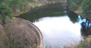 Embalse de la Hinchona. Garganta de la Hiedra. Valle de Iruelas. Ávila. Castilla y León.
