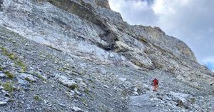 En la Pared Norte del Eiger. Grindelwald. Suiza.