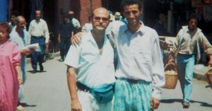 En la Plaza de Jamaa el Fna. Marrakech, Marruecos.