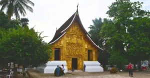 En los Templos de Luang Prabang