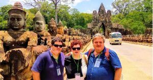 Entrada a la ciudad de Angkor Thom. Siem Reap. Camboya.