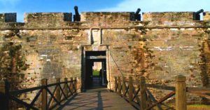 Entrada Castillo San Marcos. San Agustín, Florida. Estados Unidos.