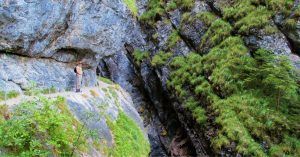 Entrada Garganta de Tiefenbachklamm. Kramsach, Tirol. Austria.