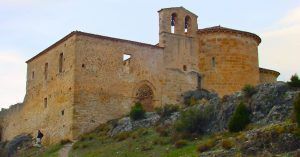 Ermita de San Frutos en el Parque Natural Hoces del Río Duratón. Sepúlveda. Segovia. Castilla y León.