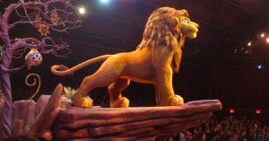 Espectáculo del Rey León. Disney Animal Kigdom. Orlando, Florida. Estados Unidos.