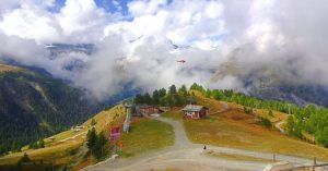 Estación de Blauherd. Cinco Lagos de Zermatt. Suiza.