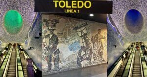 Estación de Metro Toledo. Nápoles. Italia.