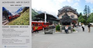 Estación del Ferrocarril de Montenvers. Chamonix, Alta Saboya. Auvernia-Ródano-Alpes. Francia.