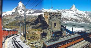 Estación del Ferrocarril del Gornergrat. Zermatt, Suiza.