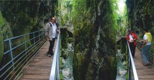 Estrechos de Gorges du Fier. Lovagni, Alta Saboya. Auvernia-Ródano-Alpes. Francia.