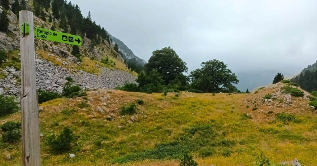 Etapa de la Senda de Camille. Lescun - Refugio de Linza. Entre Francia y España.