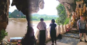 Excursión a las Cuevas de Pak Ou.-