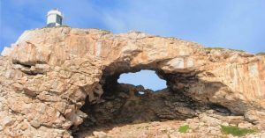 Faro del Parque Nacional Marítimo Terrestre Archipiélago de Cabrera. Islas Baleares.