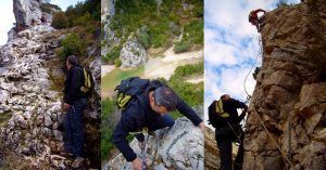 Ferrata de la Virgen. Rodellar, Huesca. Aragón.