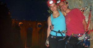 Ferrata del Tajo de Ronda 2 nocturna. Málaga.