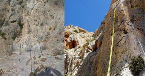 Ferrata Sierra de la Villa. Puente Tibetano y Vertical. Villena, Alicante.