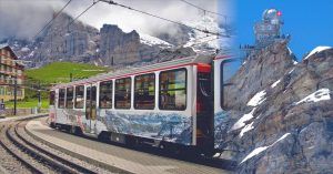 Ferrocarril del Jungfrau. Interlaken, Grindelwald. Suiza.