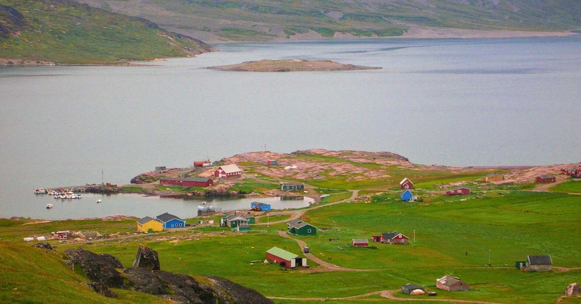 Fiordo de Igaliku, Groenlandia.