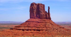 Formaciones del Monument Valley. Valle Navajo Tribal Park. de los Monumentos. Utah, Arizona. Estados Unidos.