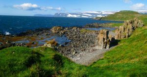 Formaciones Volcánicas. Isla de Vigur. Ísafjörður. Vestfirðir. Islandia.