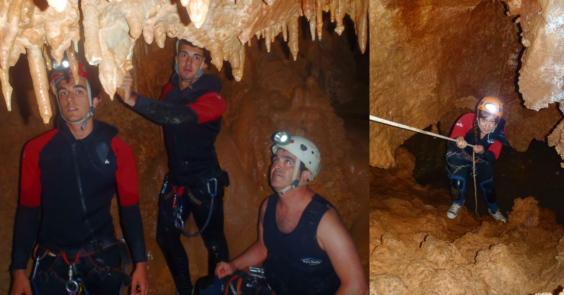 Fornaciones Estalactitas en Cueva de las Excéntricas. Igualeja, Málaga. Andalucía.