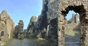 Fortaleza Dunluce Castle. Irlanda del Norte y Juego de Tronos.