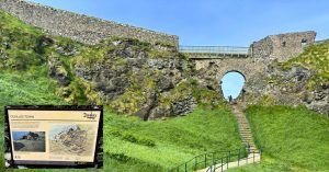 Fortaleza Dunluce Castle. Ruta Juego de Tronos. Irlanda del Norte.