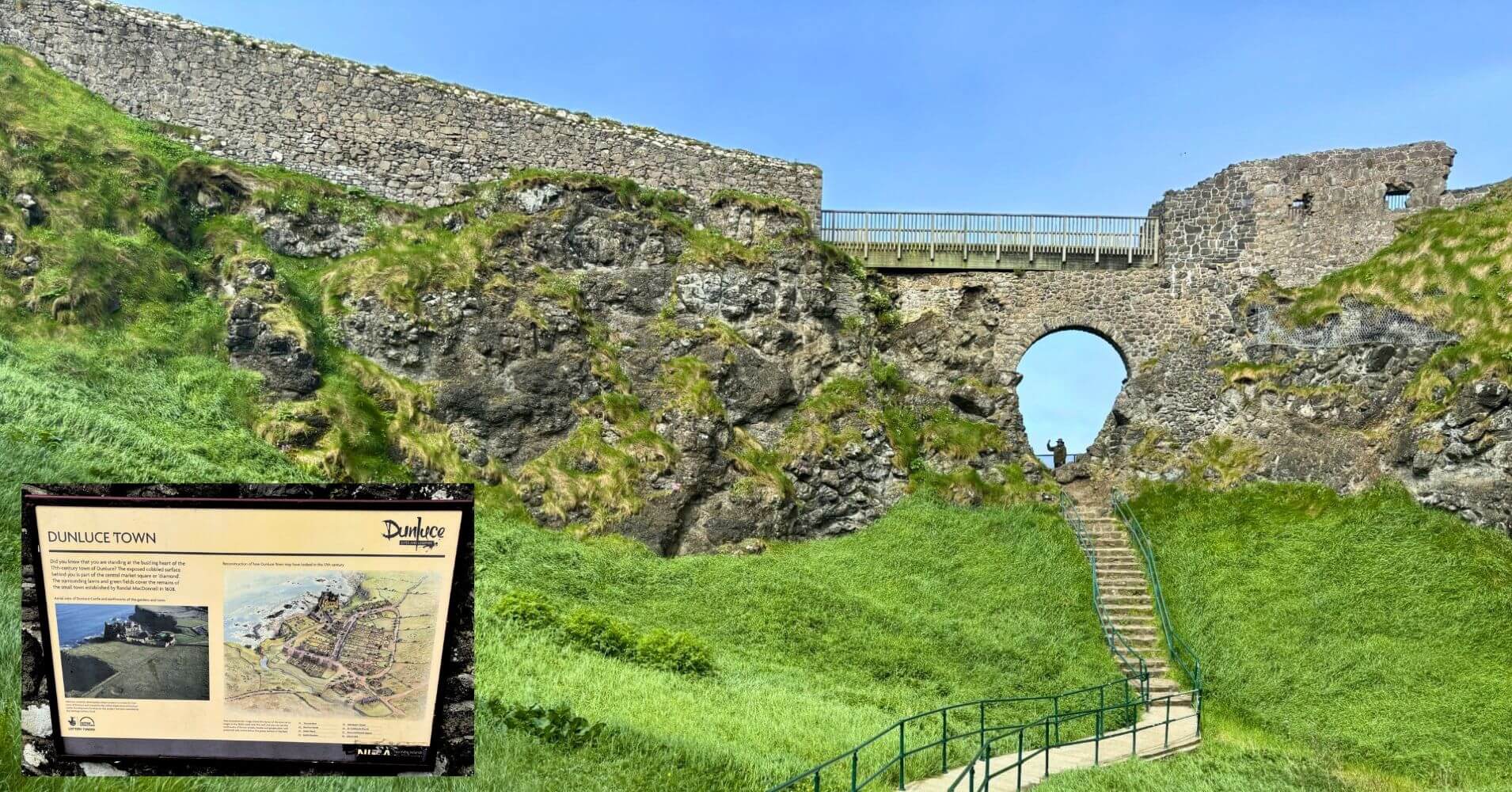 Fortaleza Dunluce Castle. Ruta Juego de Tronos. Irlanda del Norte.