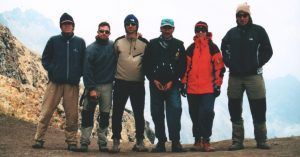 Foto del Grupo en La Ruta Inca de Machu Picchu. Perú.