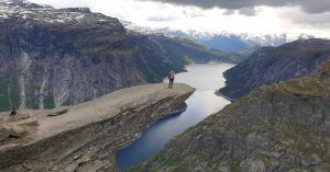 Foto Trolltunga, La Lengua del Troll. Odda, Vestland. Noruega.