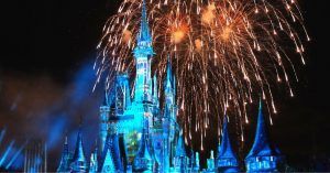 Fuegos Artificiales en Disneyworld. Florida, Estados Unidos.