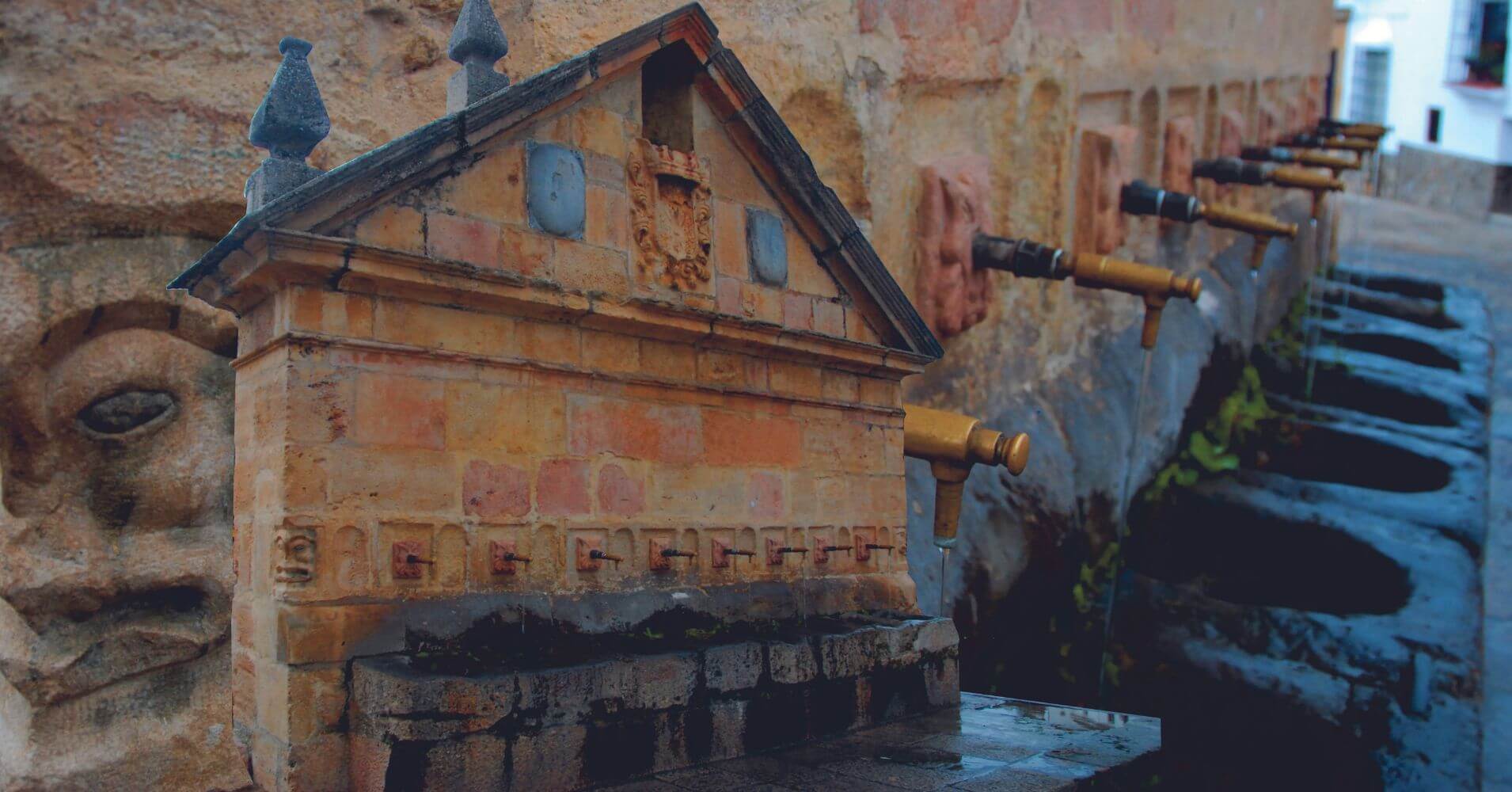 Fuente de los Ocho Caños. Ronda. Málaga, Andalucía.