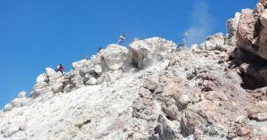 Fumarolas del la Cumbre del Pico del Teide. Parque Nacional de las Cañadas del Teide. Tenerife, Islas Canarias.