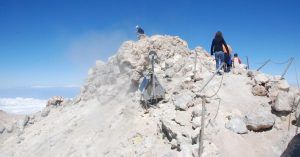 Fumarolas en la Cumbre del Volcán del Teide. Parque Nacional de las Cañadas del Teide. Tenerife, Islas Canarias.