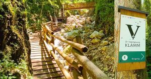 Garganta Dr Vogelgesangklamm. Spital am Pyhrn, Hasenberg. Austria.
