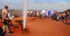 Geiser del Parque Nacional de Timanfaya. Lanzarote, Islas Canarias.
