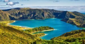 Geoparque Azores en Portugal.