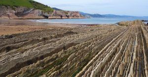 Geoparque Costa Vasca. Acantilados de Flysch. Zumaya. Viaje por el País Vasco en Autocaravana.