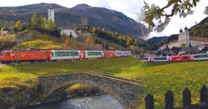 Glacier Express, Valle del Ródano. Suiza.