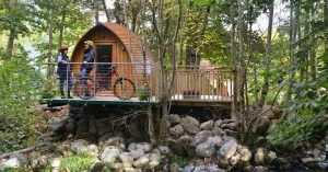 Glamping en País Vasco, España.