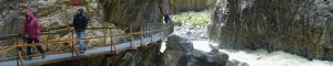 Glestscherschlucht Garganta del Glaciar.