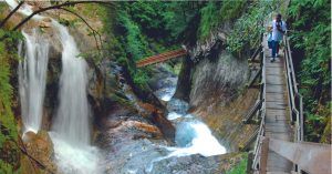 Gorges du Durnand en Les Valettes. Valais, Suiza.