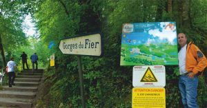 Gorges du Fier. Lovagni, Auvernia-Ródano-Alpes. Alta Saboya, Francia.