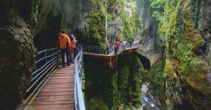 Gorges du Fier, Lovagni en Alta Saboya, Auvernia-Ródano-Alpes. Francia.